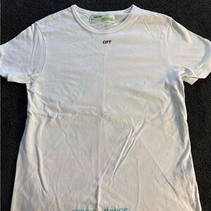 Off-White Men's White Short Sleeve Tee